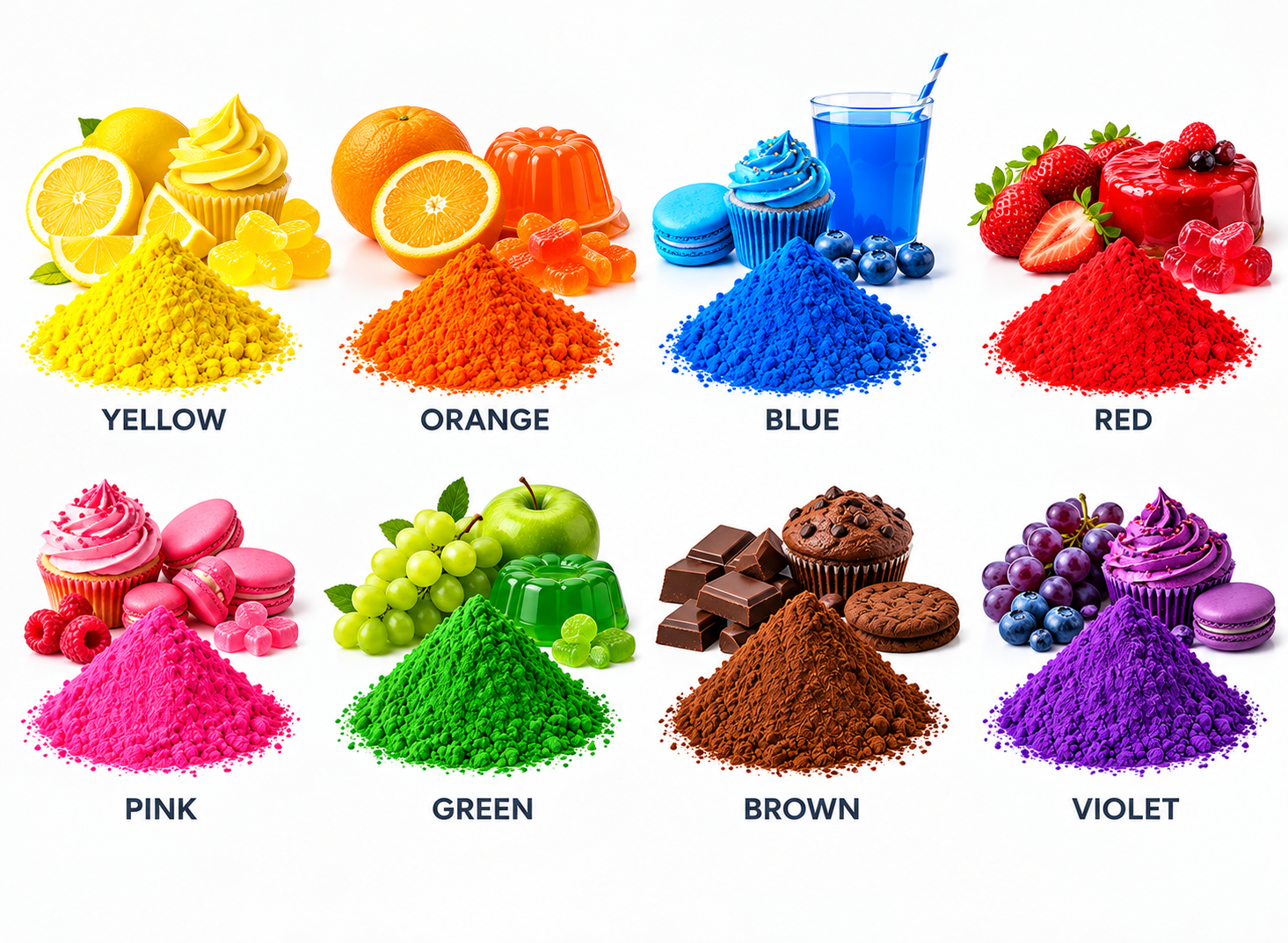 Natural Food Colours Manufacturer & Exporter in India