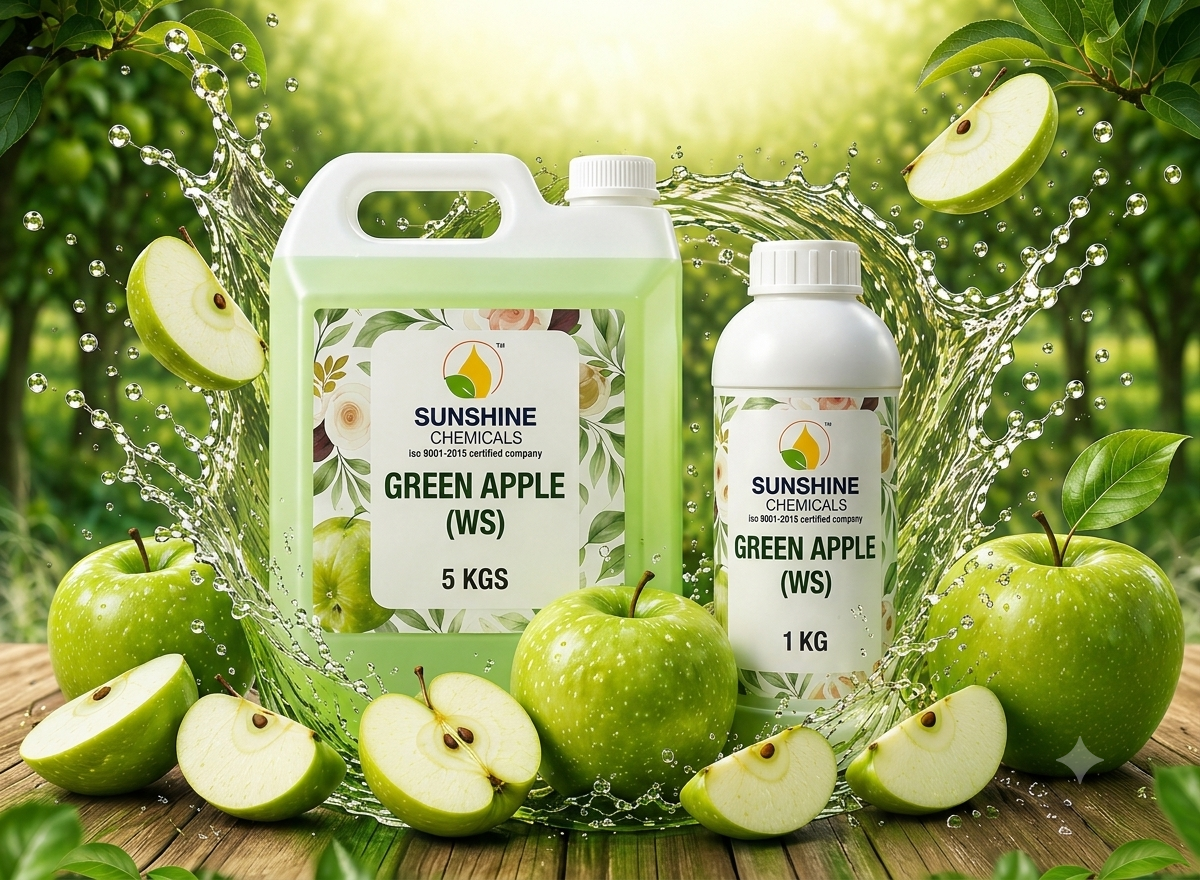 Green Apple Fragrance for Home & Personal Care | Sunshine Chemicals